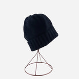 Angiolo Frasconi Cashmere Beanie in Black - Big Bag NY