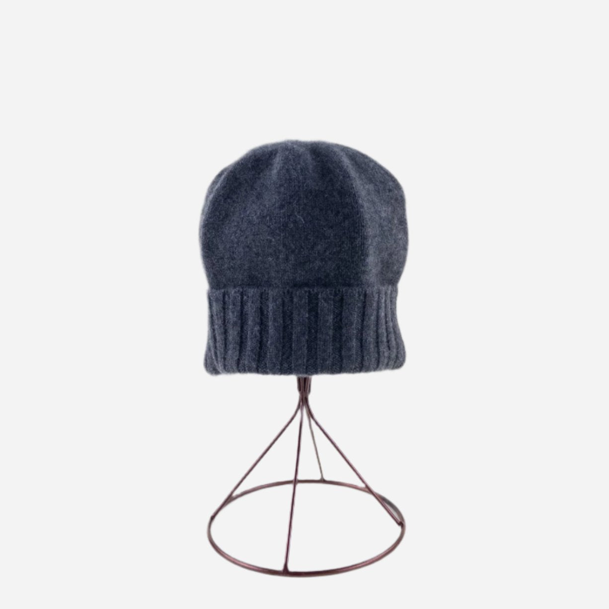 Angiolo Frasconi Cashmere Beanie in Grey - Big Bag NY