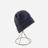 Angiolo Frasconi Cashmere Beanie in Grey - Big Bag NY