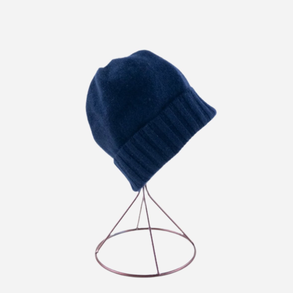 Angiolo Frasconi Cashmere Beanie in Navy - Big Bag NY