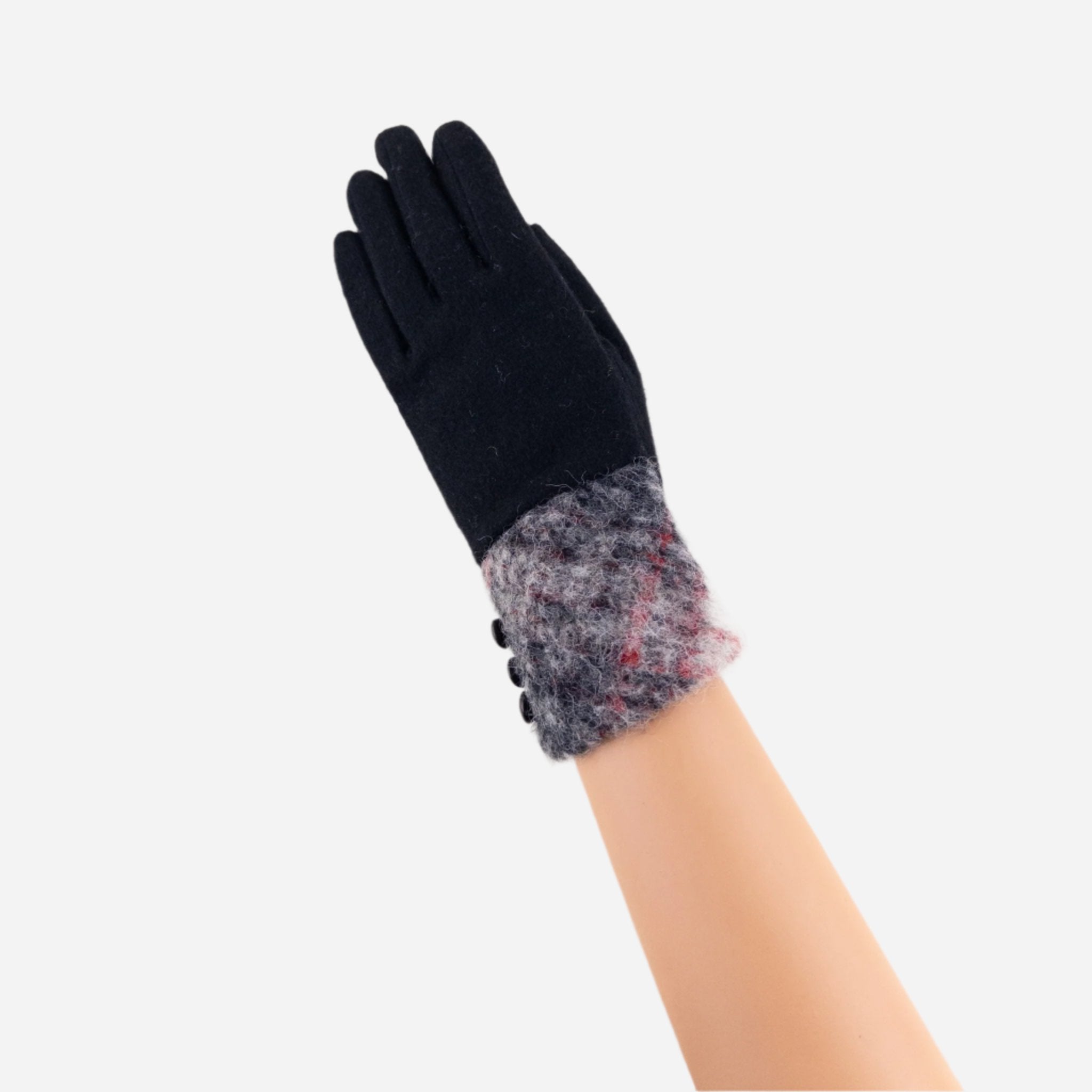 Black L'Apero AUBERVILLIERS Texting Glove - Big Bag NY