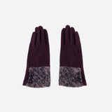 Burgundy L'Apero AUBERVILLIERS Texting Glove - Big Bag NY