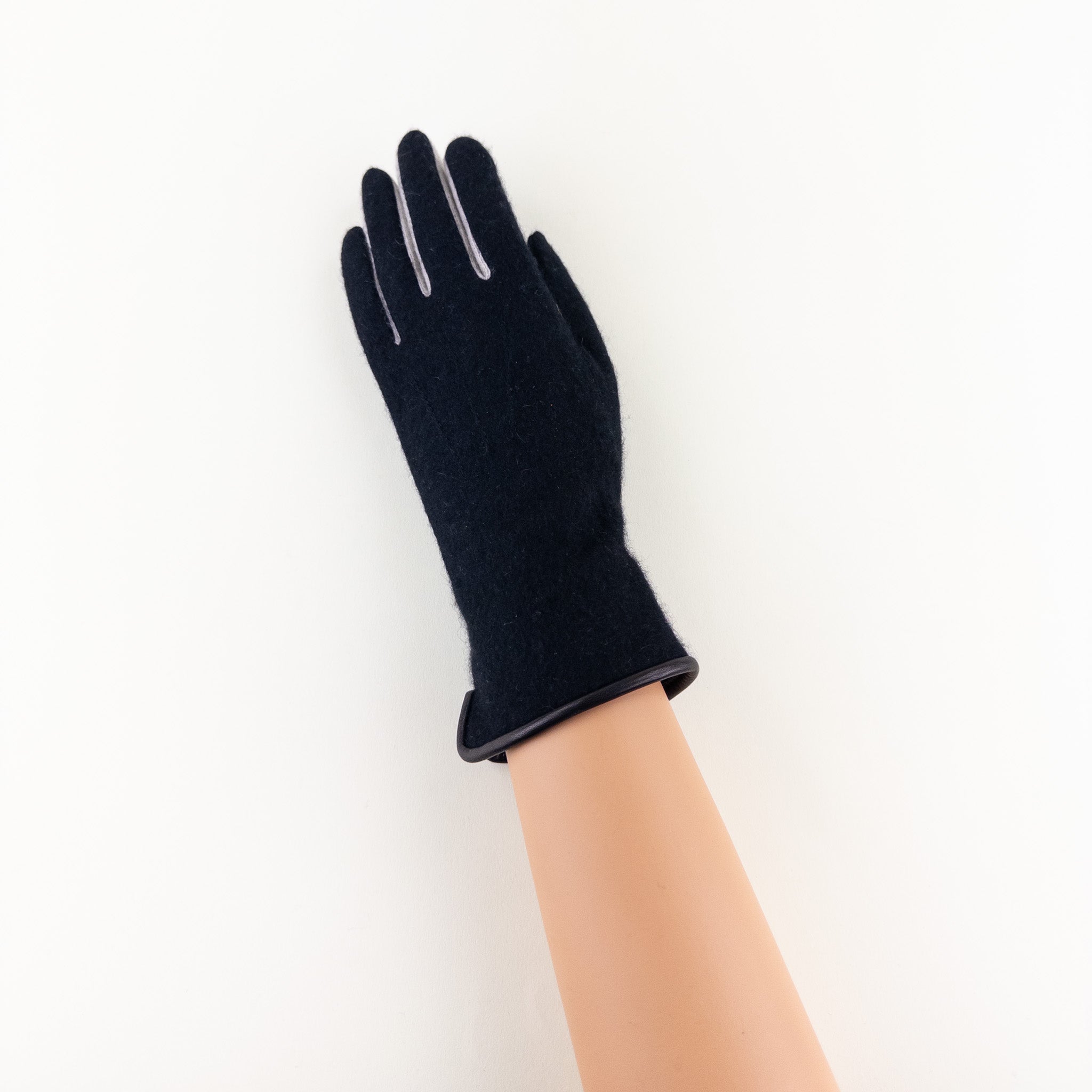 Black L'Apero PAU Cashmere Texting Glove - Big Bag NY