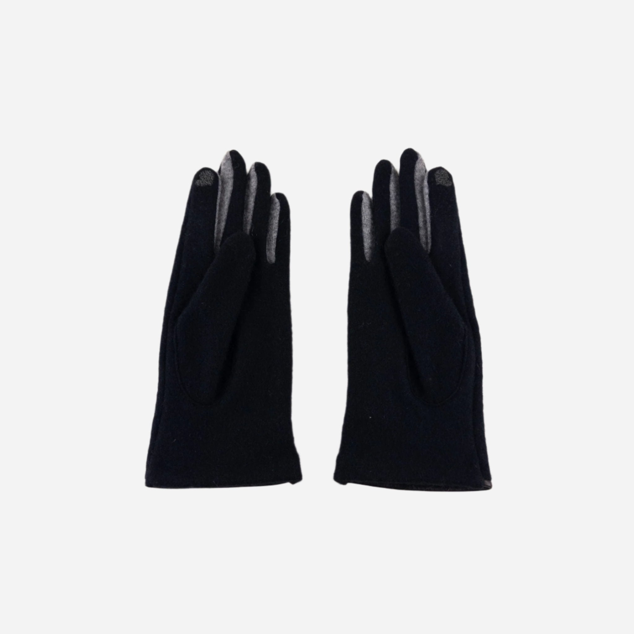 Black/Grey L'Apero COLMAR Cashmere Texting Glove - Big Bag NY