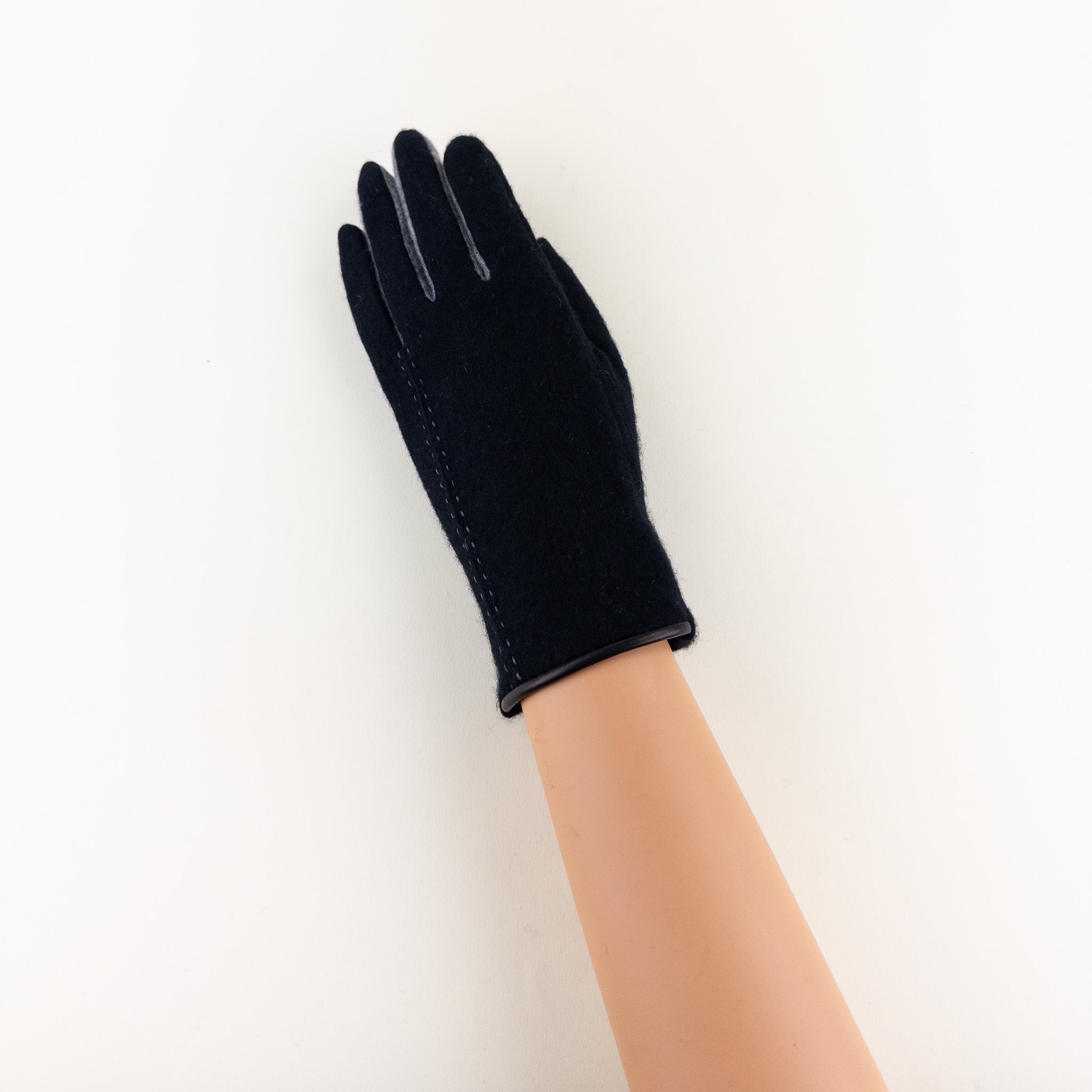 Black/Grey L'Apero COLMAR Cashmere Texting Glove - Big Bag NY