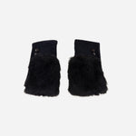 Black L'Apero LES Fur Cuff Mittens - Big Bag NY