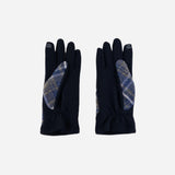 Blue L'Apero METS Plaid Gloves - Big Bag NY