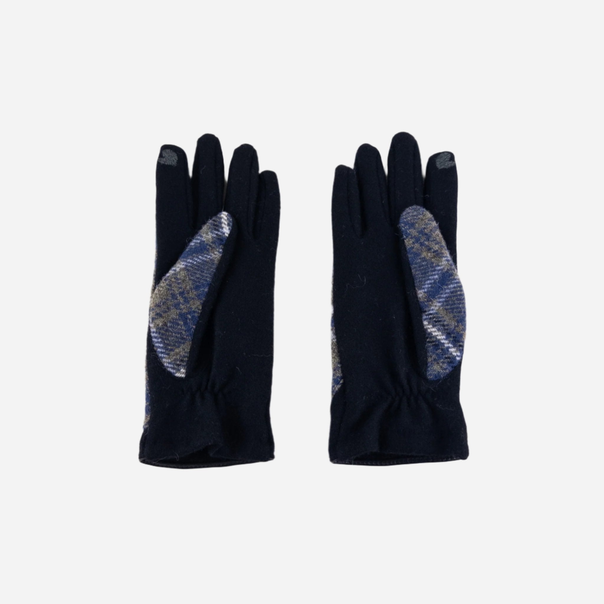 Blue L'Apero METS Plaid Gloves - Big Bag NY