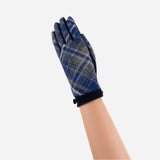 Blue L'Apero METS Plaid Gloves - Big Bag NY