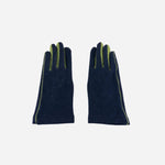 Navy L'Apero LES Wool Blend Gloves- Big Bag NY