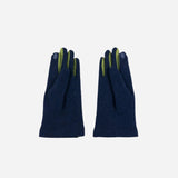 Navy L'Apero LES Wool Blend Gloves- Big Bag NY