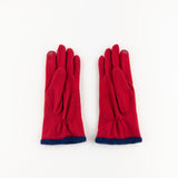 Red L'Apero TOI ET MOI Double Knit Gloves - Big Bag NY