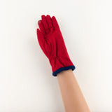 Red L'Apero TOI ET MOI Double Knit Gloves - Big Bag NY