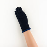 Black L'Apero TOI ET MOI Double Knit Gloves - Big Bag NY