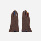 Brown L'Apero BOURGET Texting Gloves - Big Bag NY