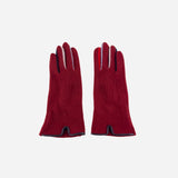 Red L'Apero BOURGET Texting Gloves - Big Bag NY