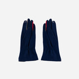 Navy L'Apero BOURGET Texting Gloves - Big Bag NY