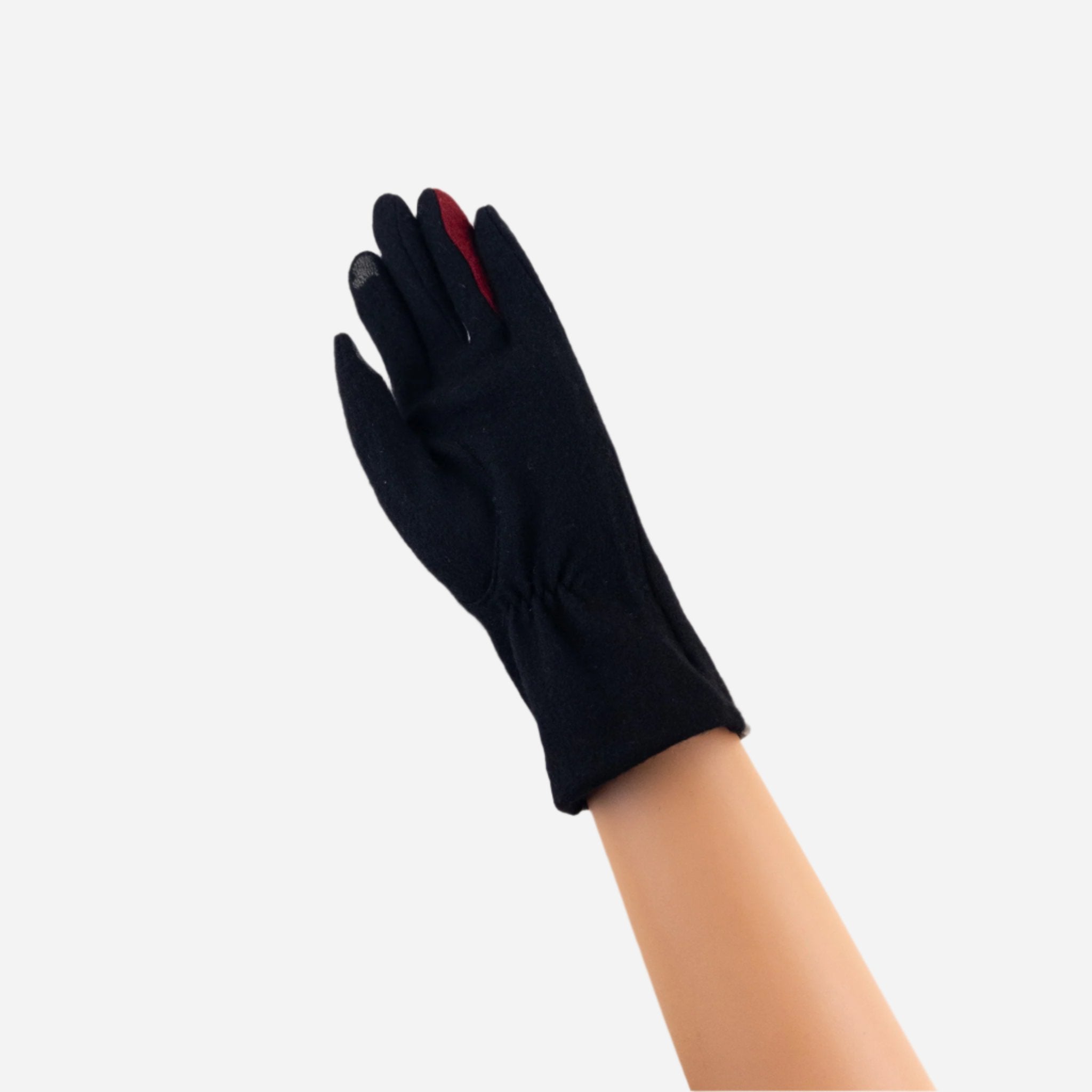 Black L'Apero BOURGET Texting Gloves - Big Bag NY