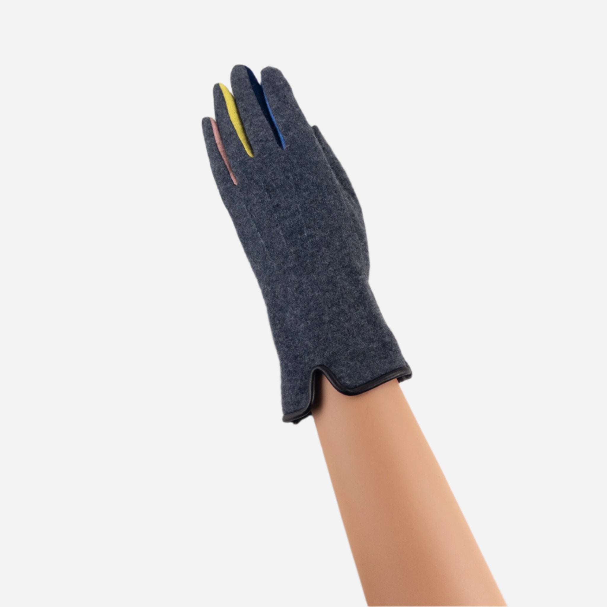 Charcoal L'Apero BOURGET Texting Gloves - Big Bag NY