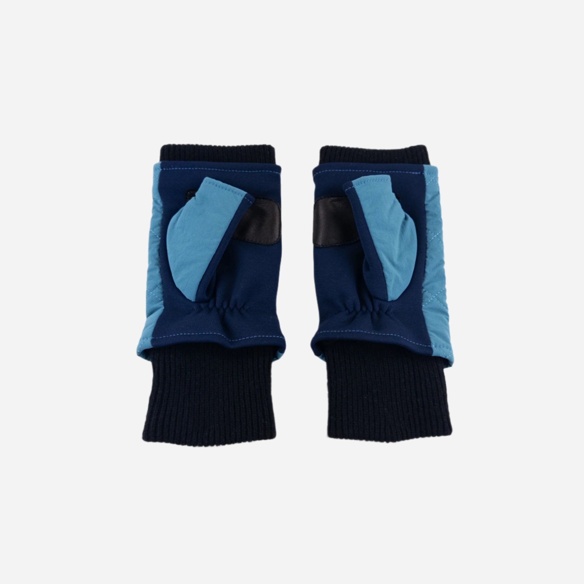 Blue L'Apero ARGENTEUIL Fingerless Quilted Glove - Big Bag NY