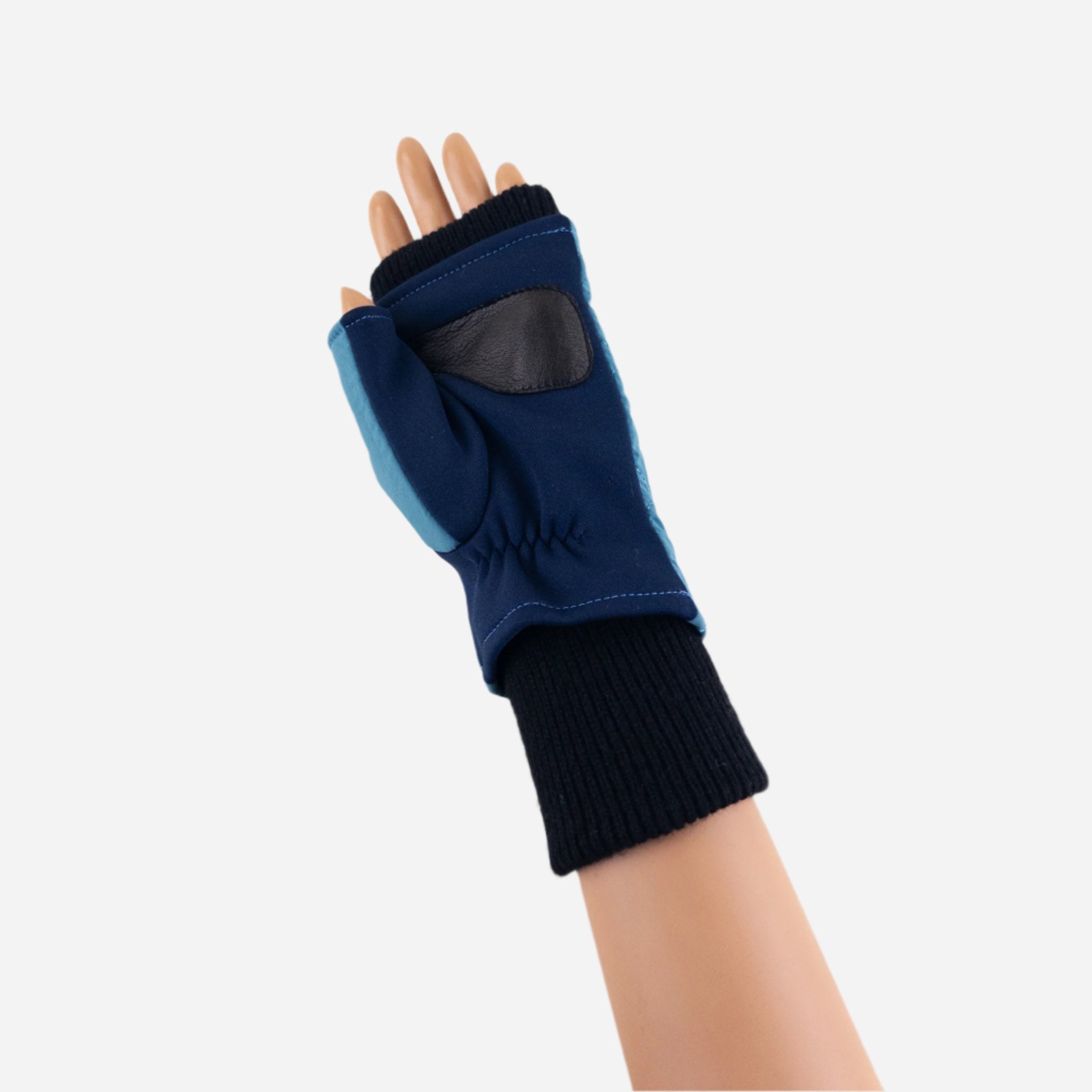 Blue L'Apero ARGENTEUIL Fingerless Quilted Glove - Big Bag NY