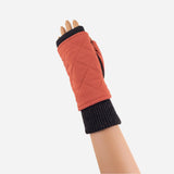 Orange L'Apero ARGENTEUIL Fingerless Quilted Glove - Big Bag NY