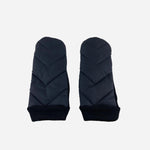 Black L'Apero MORVAN Arrow Quilted Mittens - Big Bag NY