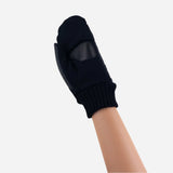 Black L'Apero VILLEURBANNE Zig Zag Quilted Mittens - Big Bag NY