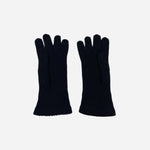 Black Riviera Cashmere Gloves- Big Bag NY