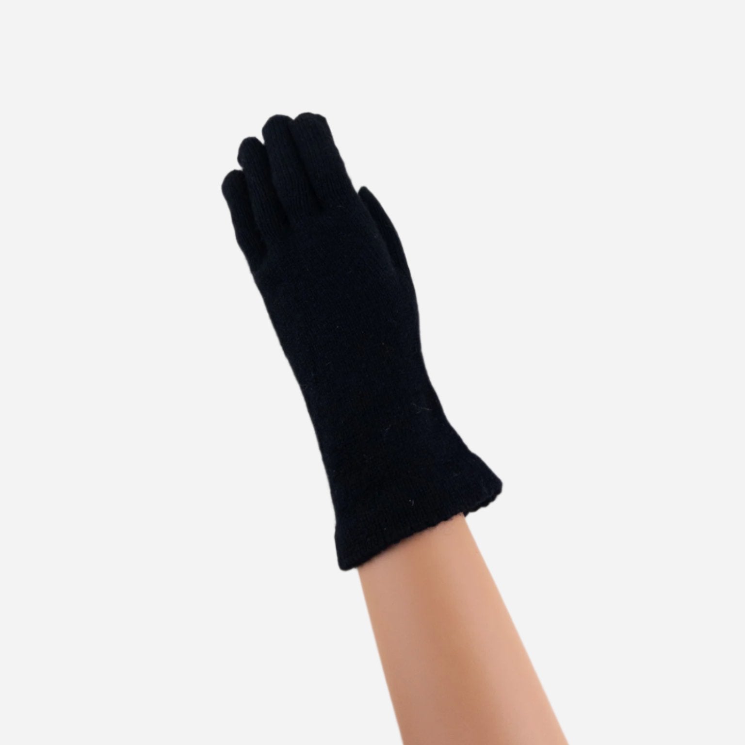 Black Riviera Cashmere Gloves- Big Bag NY