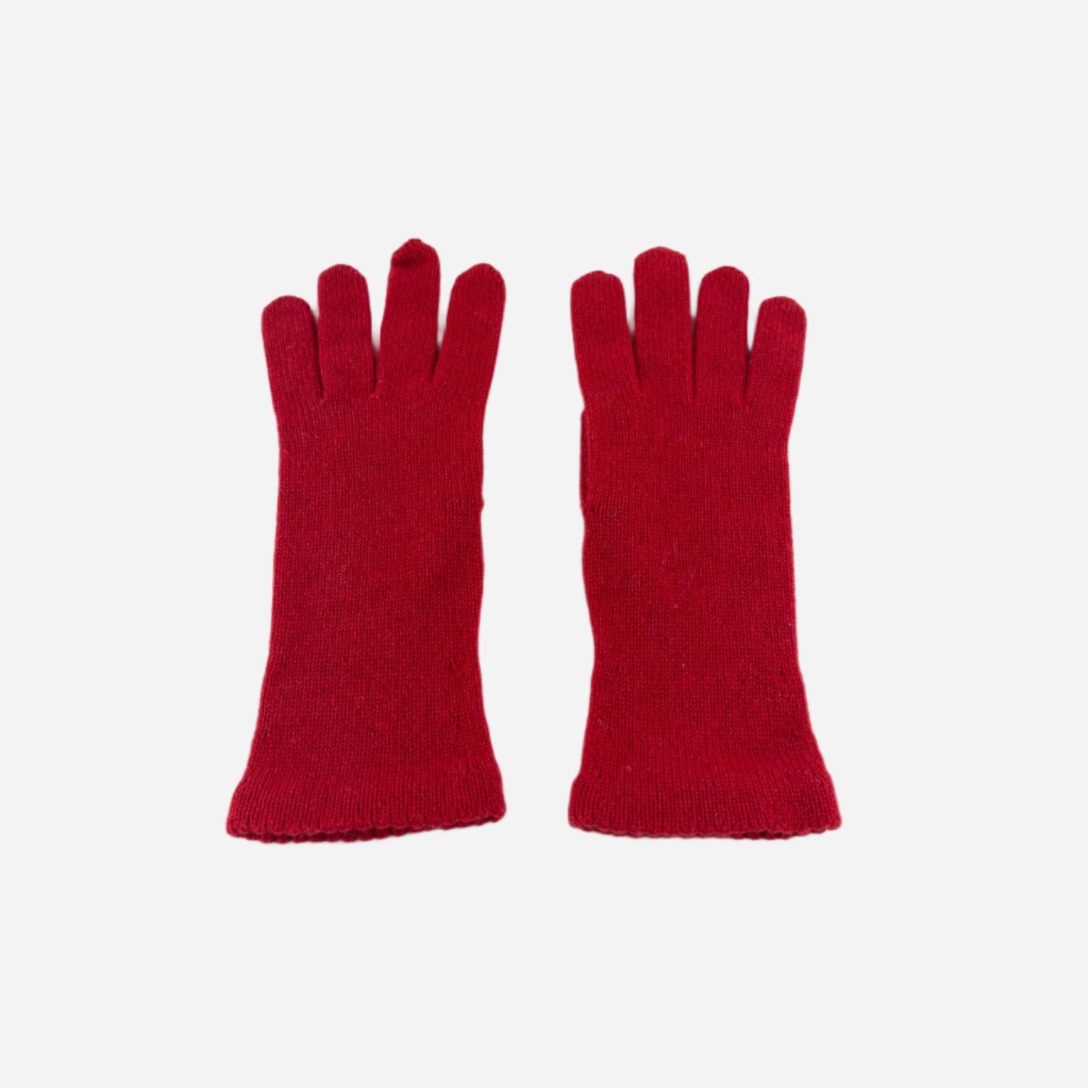 Red Riviera Cashmere Gloves- Big Bag NY