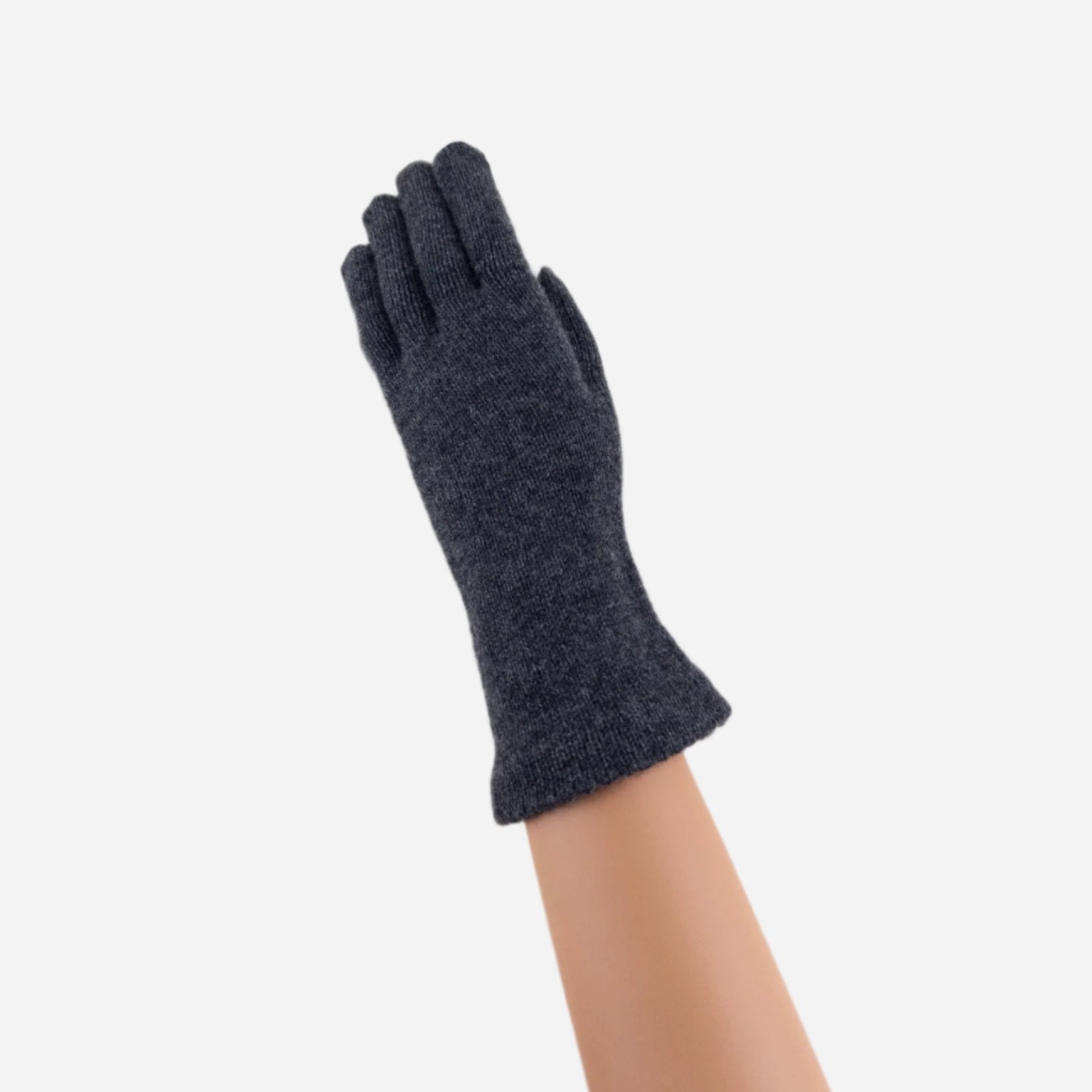 Grey Riviera Cashmere Gloves- Big Bag NY