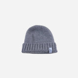 Grey Riviera Cashmere Floppy Beanie - Big Bag NY