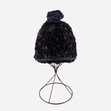 Ferruccio Vecchi Beanie with Metallic Pom Pom in Black - Big Bag NY