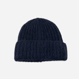 Black Ferruccio Vecchi Mohair Beanie - Big Bag NY