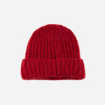 Red Ferruccio Vecchi Mohair Beanie - Big Bag NY