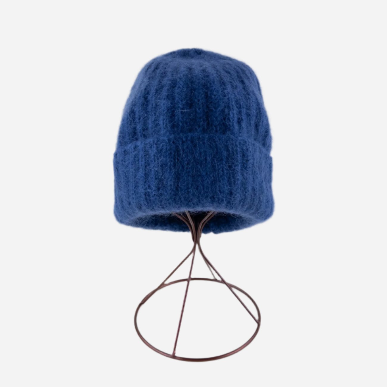 Blue Ferruccio Vecchi Mohair Beanie - Big Bag NY