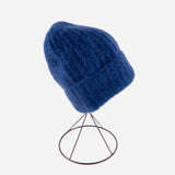 Blue Ferruccio Vecchi Mohair Beanie - Big Bag NY