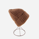 Cognac Ferruccio Vecchi Mohair Beanie - Big Bag NY