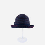 Navy Ferruccio Vecchi Wool Blend Hat - Big Bag NY