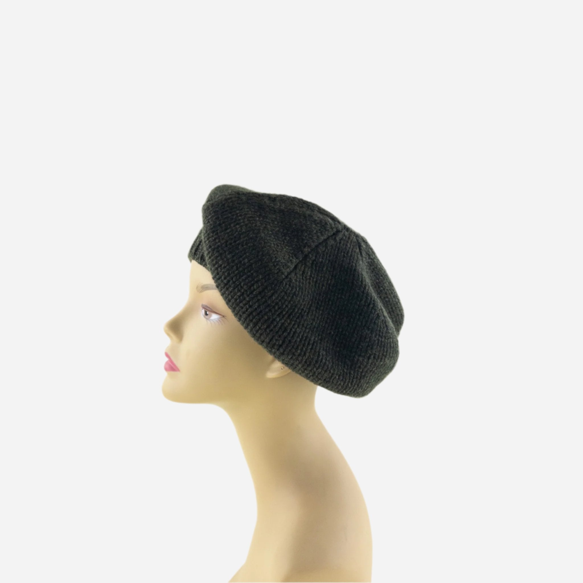 Forest Riviera Plain Cashmere Beret - Big Bag NY