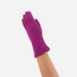 Fuchsia Riviera Cashmere Gloves - Big Bag NY