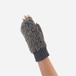 Grey L'Apero BREBIS Fingerless Mitten - Big Bag NY