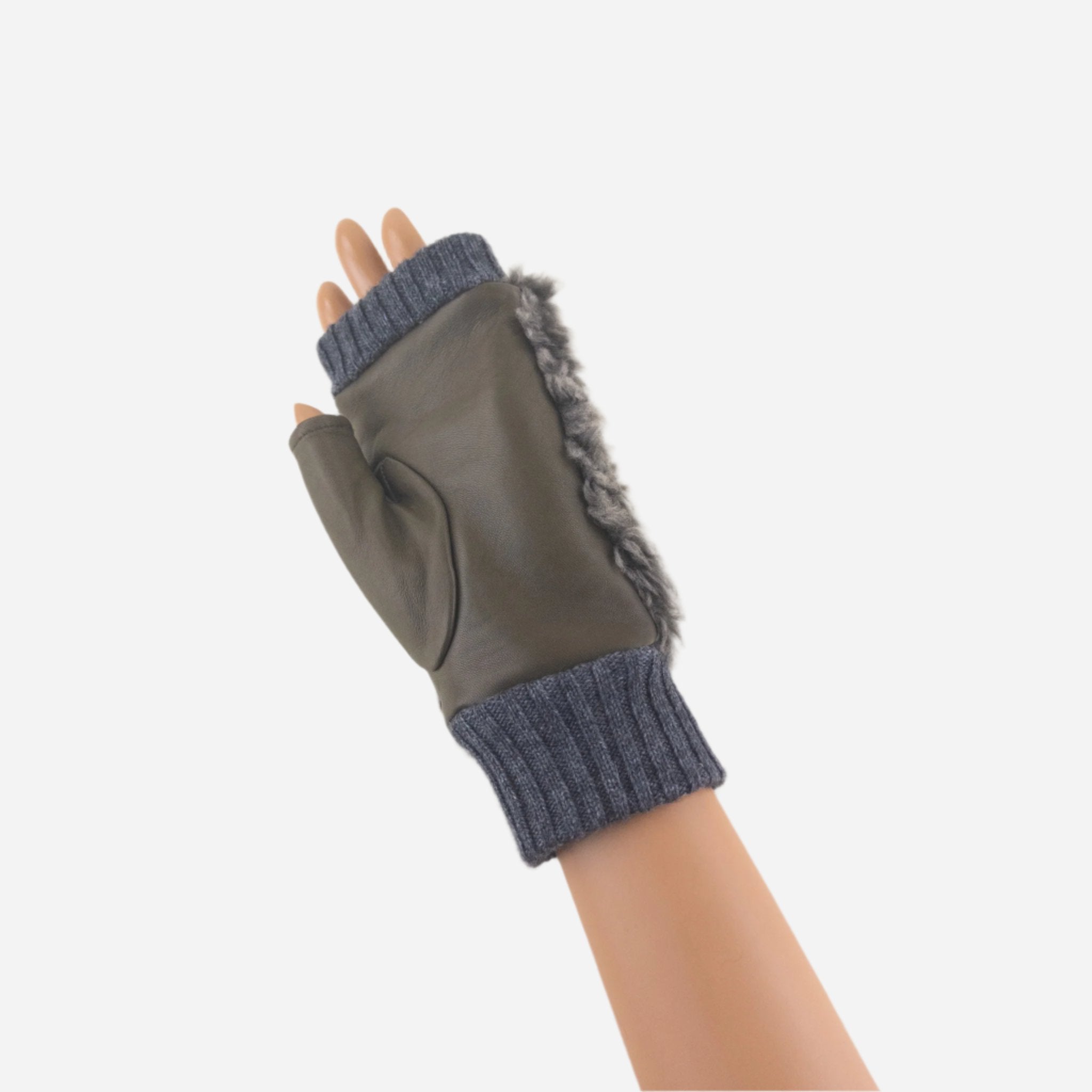 Grey L'Apero BREBIS Fingerless Mitten - Big Bag NY