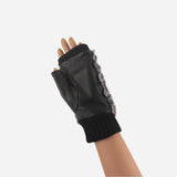 Black L'Apero BREBIS Fingerless Mitten - Big Bag NY