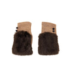 Camel L'Apero LES Fur Cuff Mittens - Big Bag NY