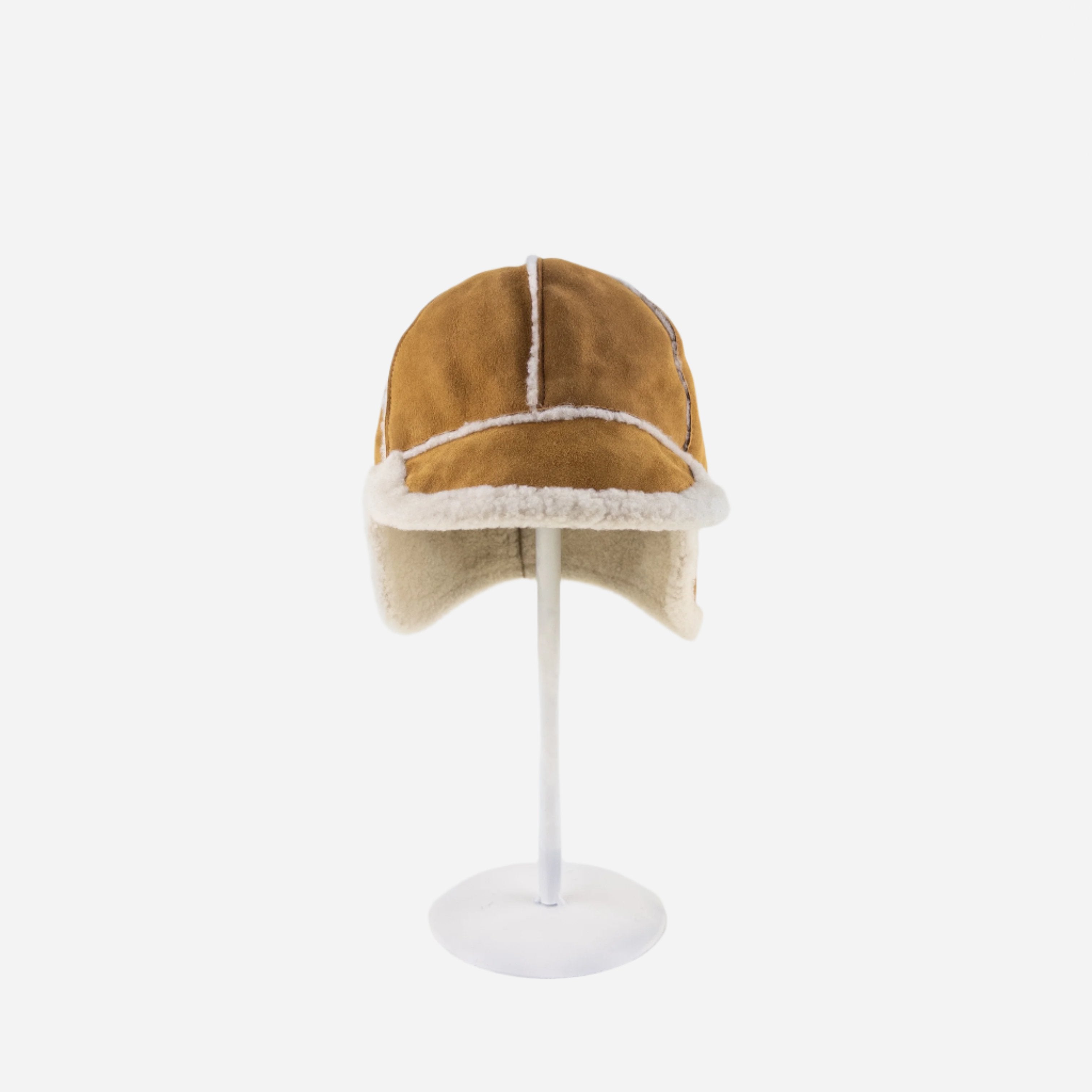 Tan Mühlbauer Shearling Aviator Cap - Big Bag NY