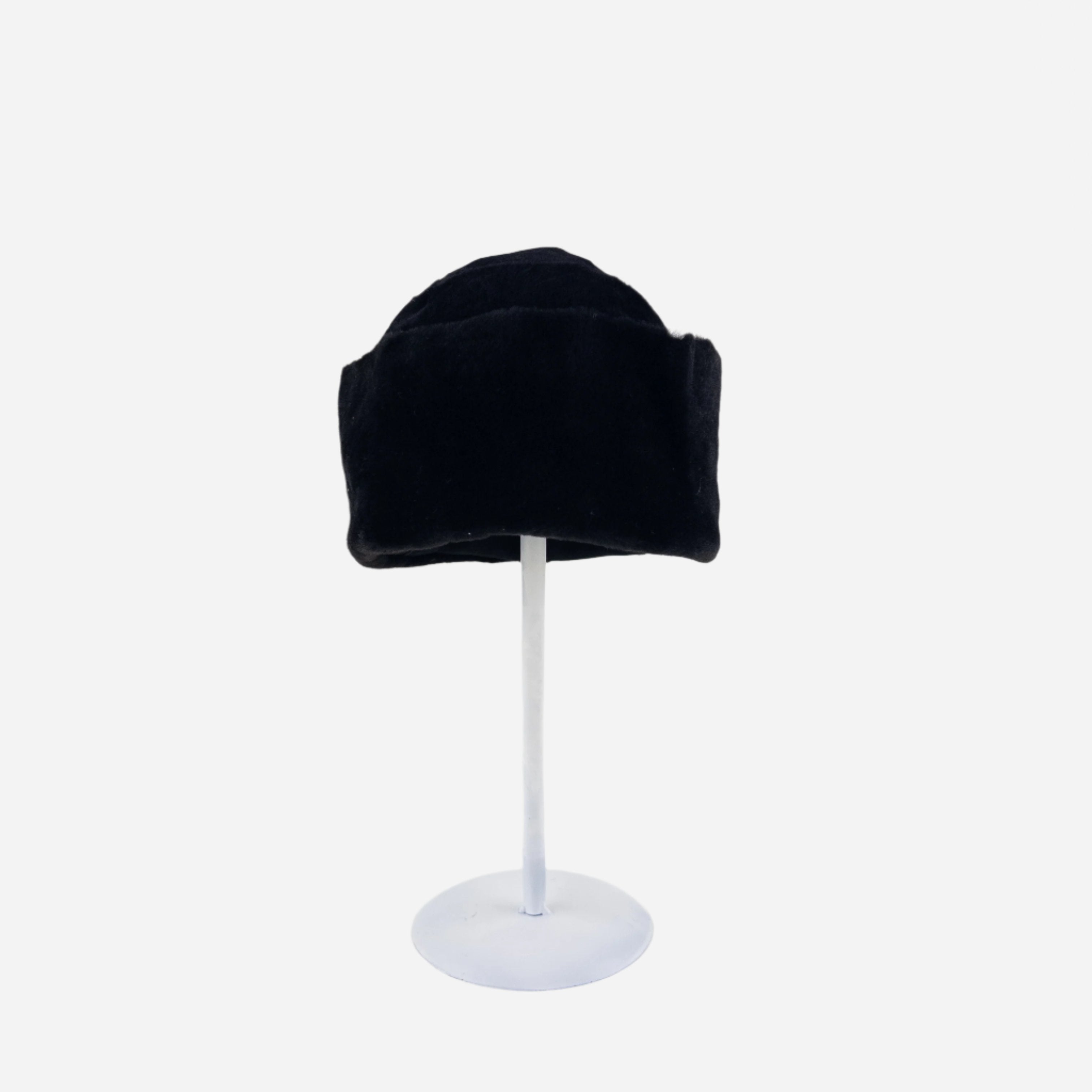 Mühlbauer Black Shearling Hat - Big Bag NY