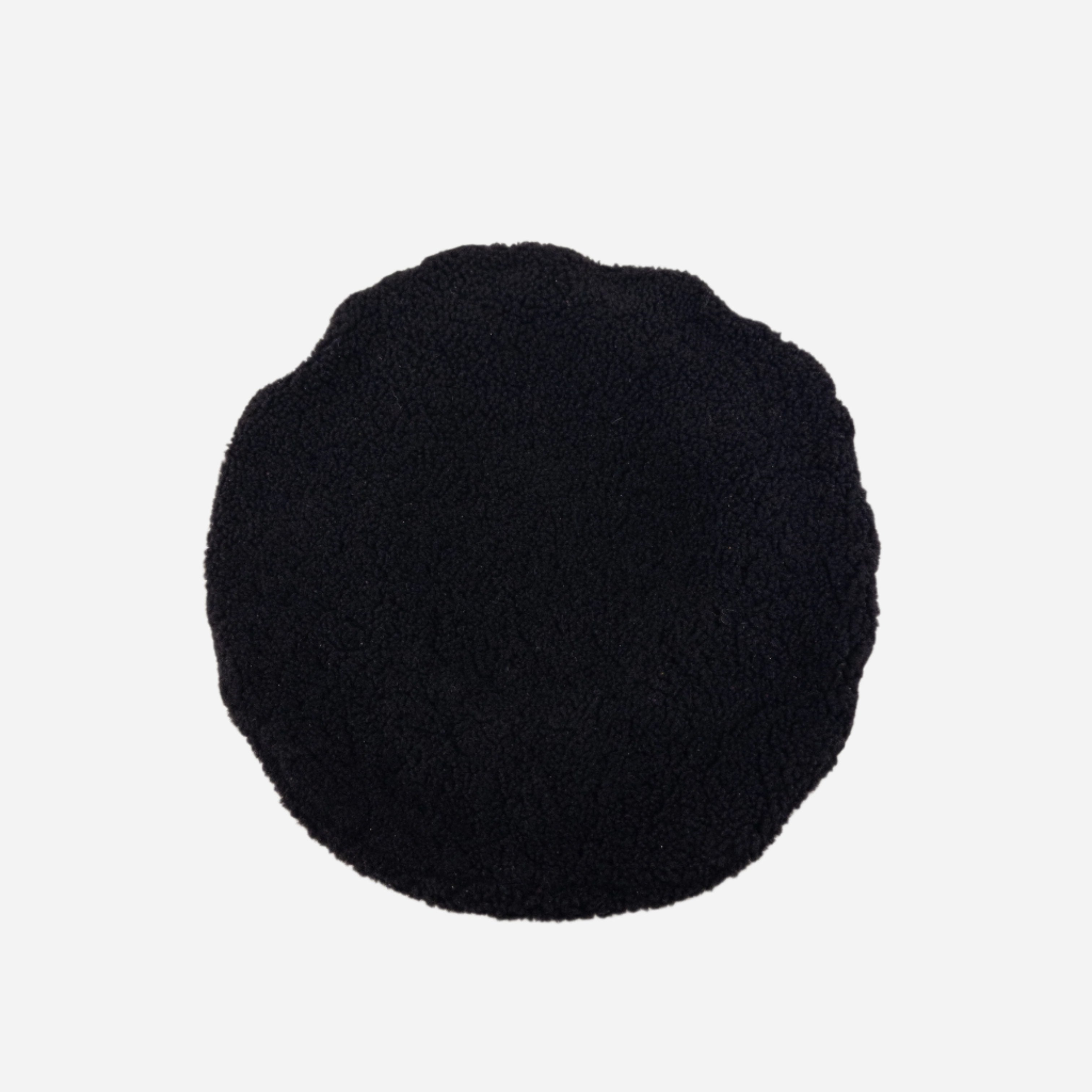 Black Mühlbauer Reversible Shearling Beret - Big Bag NY