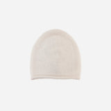 Cream Riviera Cashmere Cup Beanie - Big Bag NY